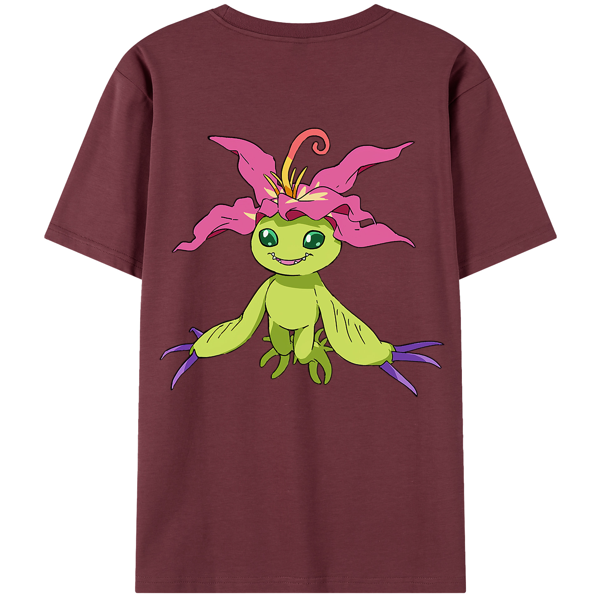 （画像用） Digimon デジタルモンスター/デジモン 綿100％半袖Tシャツ（背面プリント）